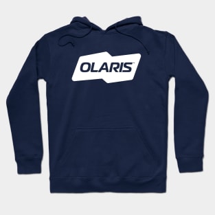 White Olaris Records Logo Hoodie